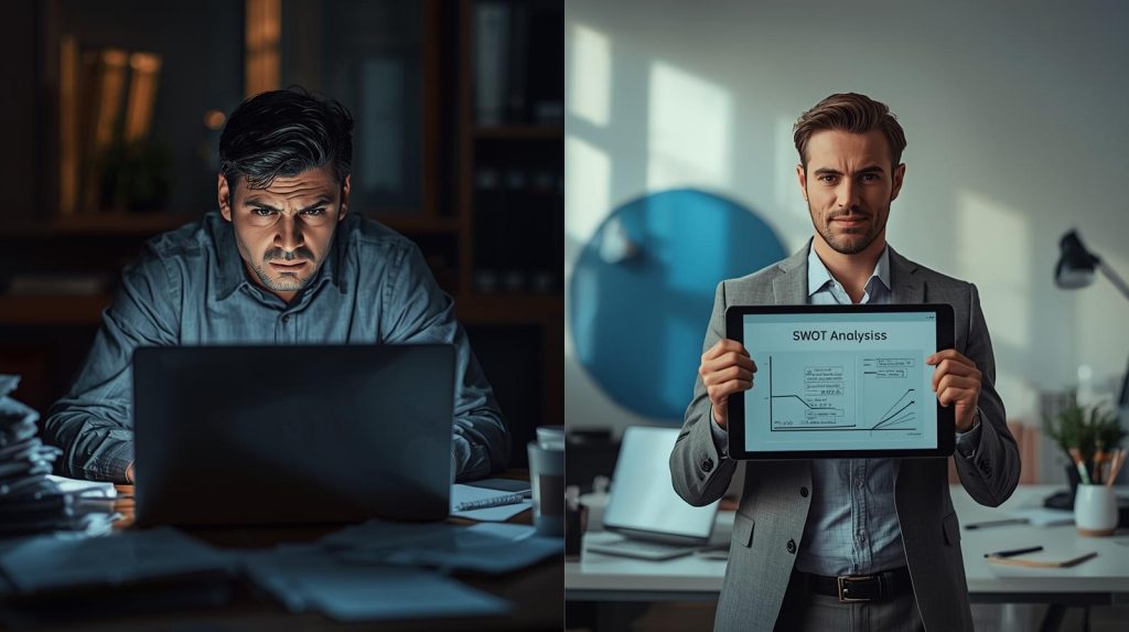Dashboard de vendas com 3 métricas principais em análise.