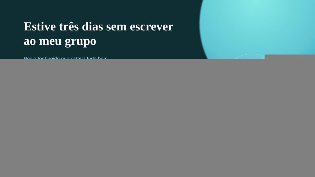 Confiança em vendas — reflexão sobre ritmo e conteúdo real